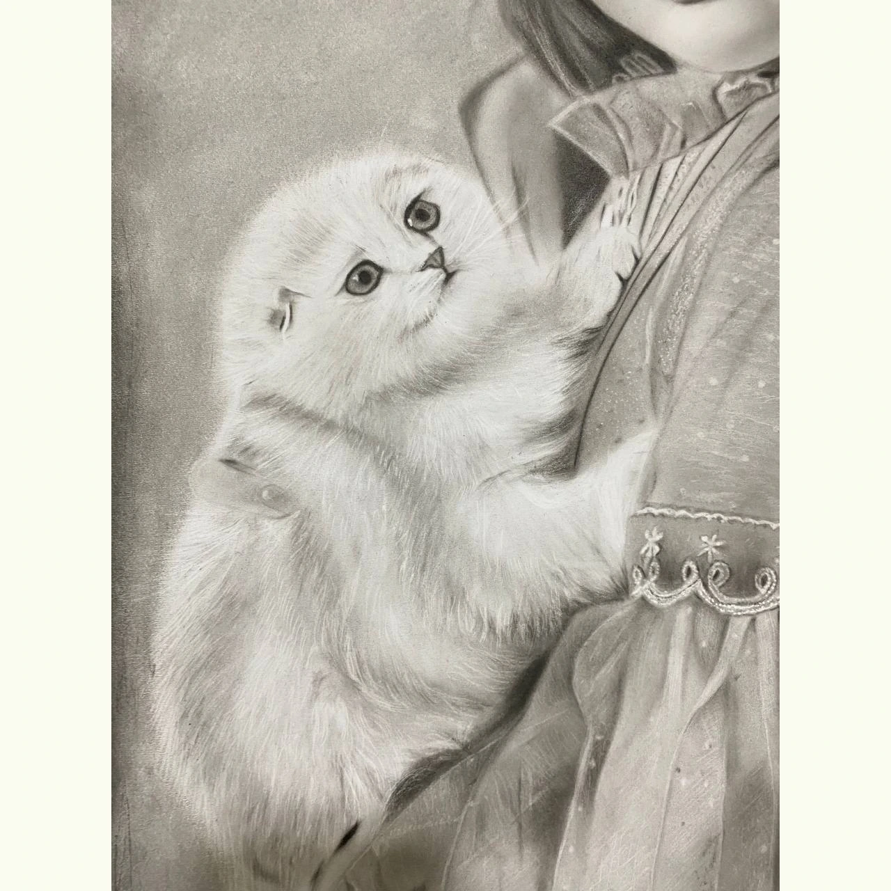 نقاشی «سیاه قلم - طراحی چهره»